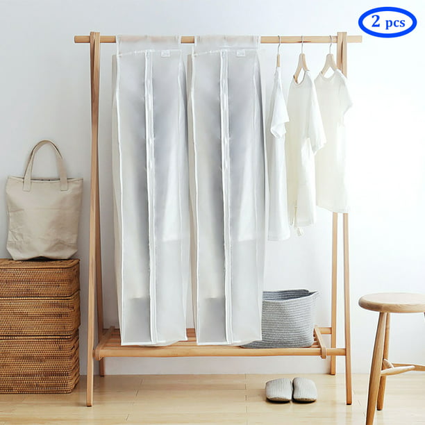 Details about   Garment Bags for Storage Dust-Proof Suit Cover with Sturdy...